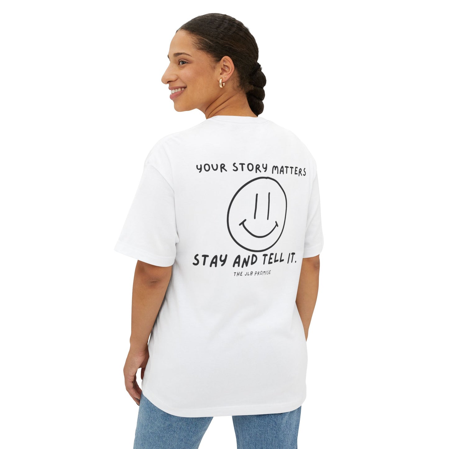 Kill The Stigma - Oversized Boxy Tee - JLB PRINTING