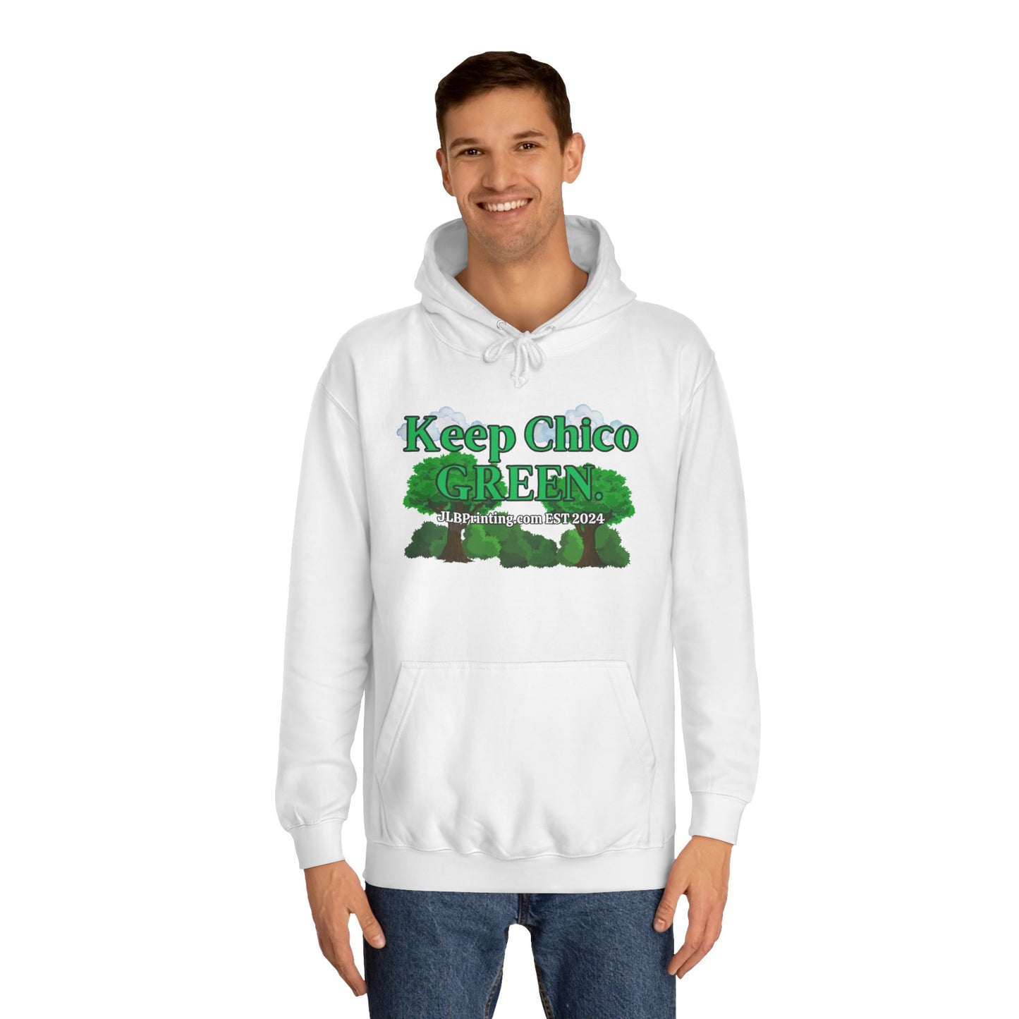 Keep Chico Green Hoddie.