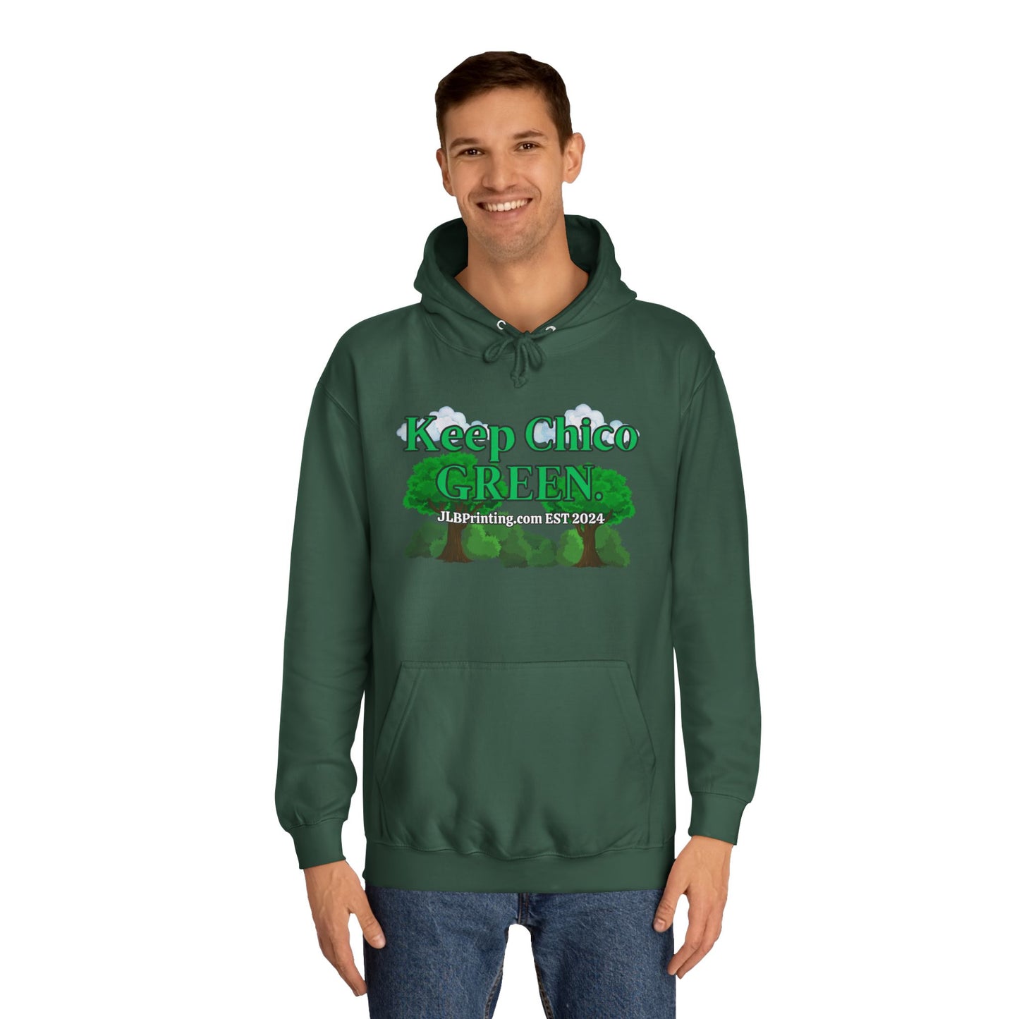 Keep Chico Green Hoddie.