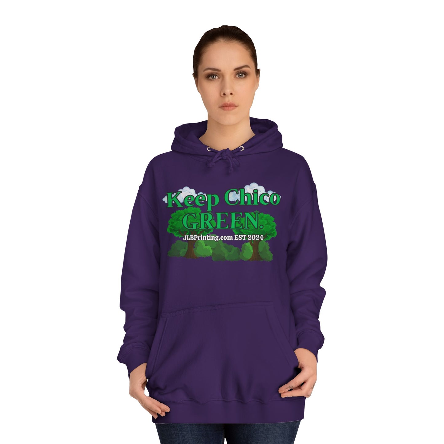 Keep Chico Green Hoddie.