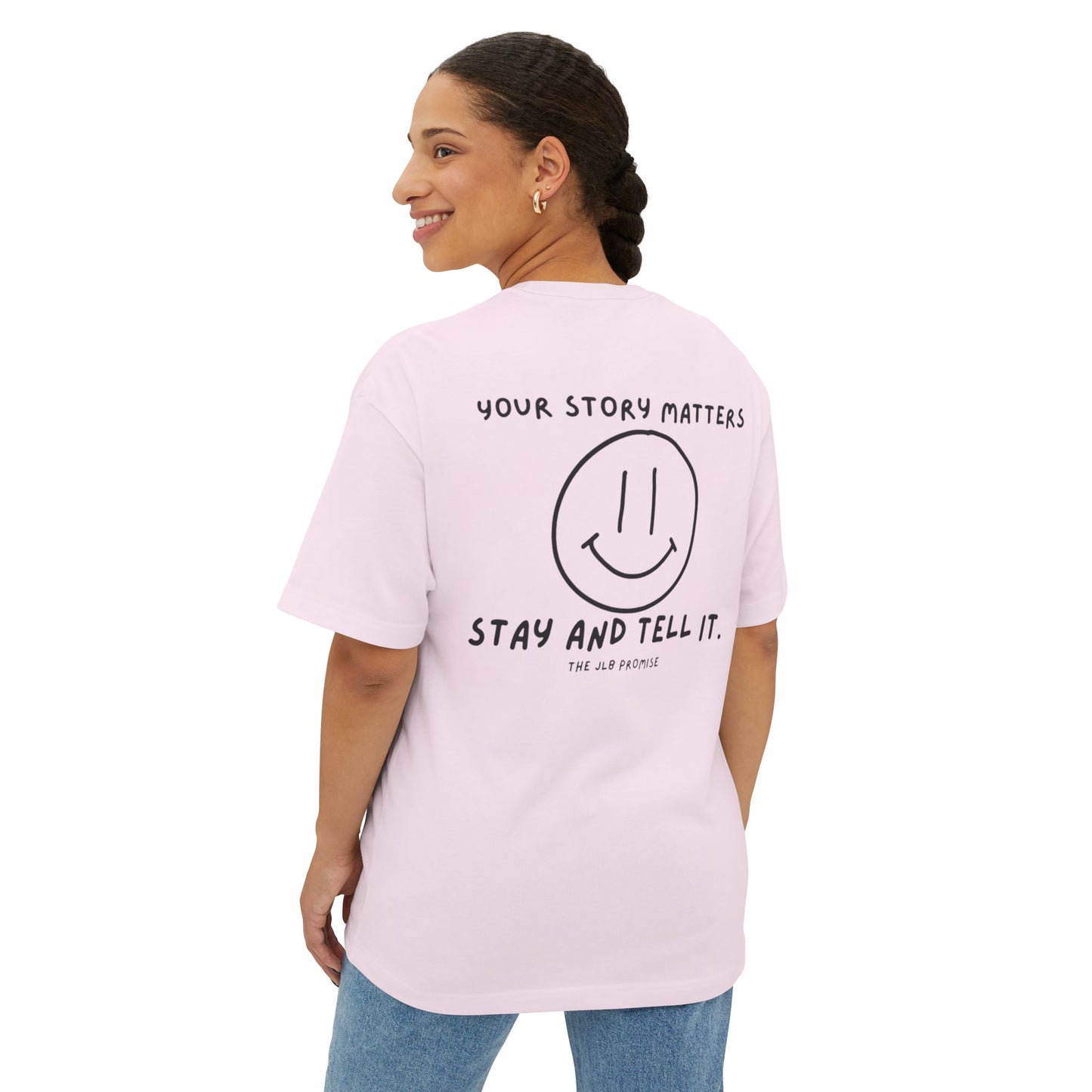 Kill The Stigma - Oversized Boxy Tee - JLB PRINTING