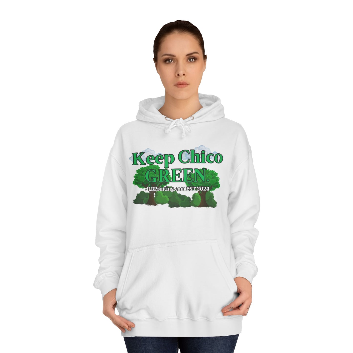 Keep Chico Green Hoddie.