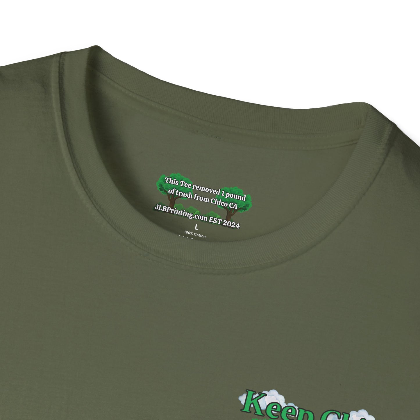 Keep Chico Green Unisex Tee.