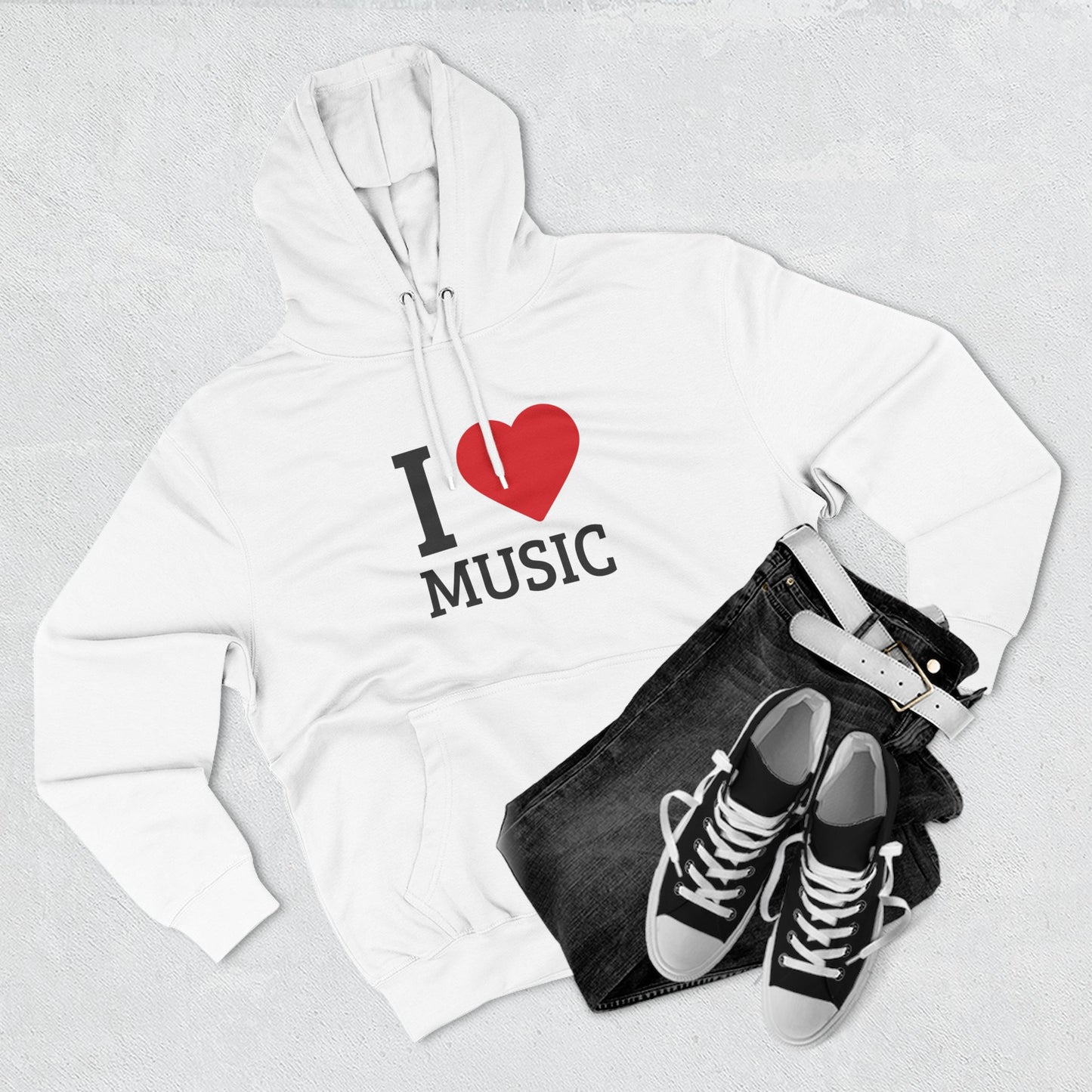 I Heart Music Hoddie