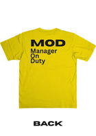 Simple MOD (Manager On Duty) T-shirt