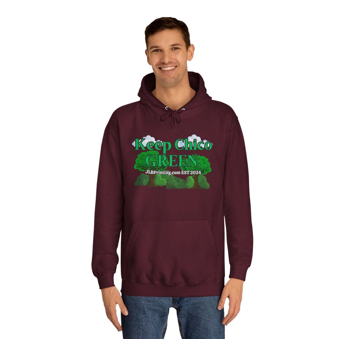 Keep Chico Green Hoddie.