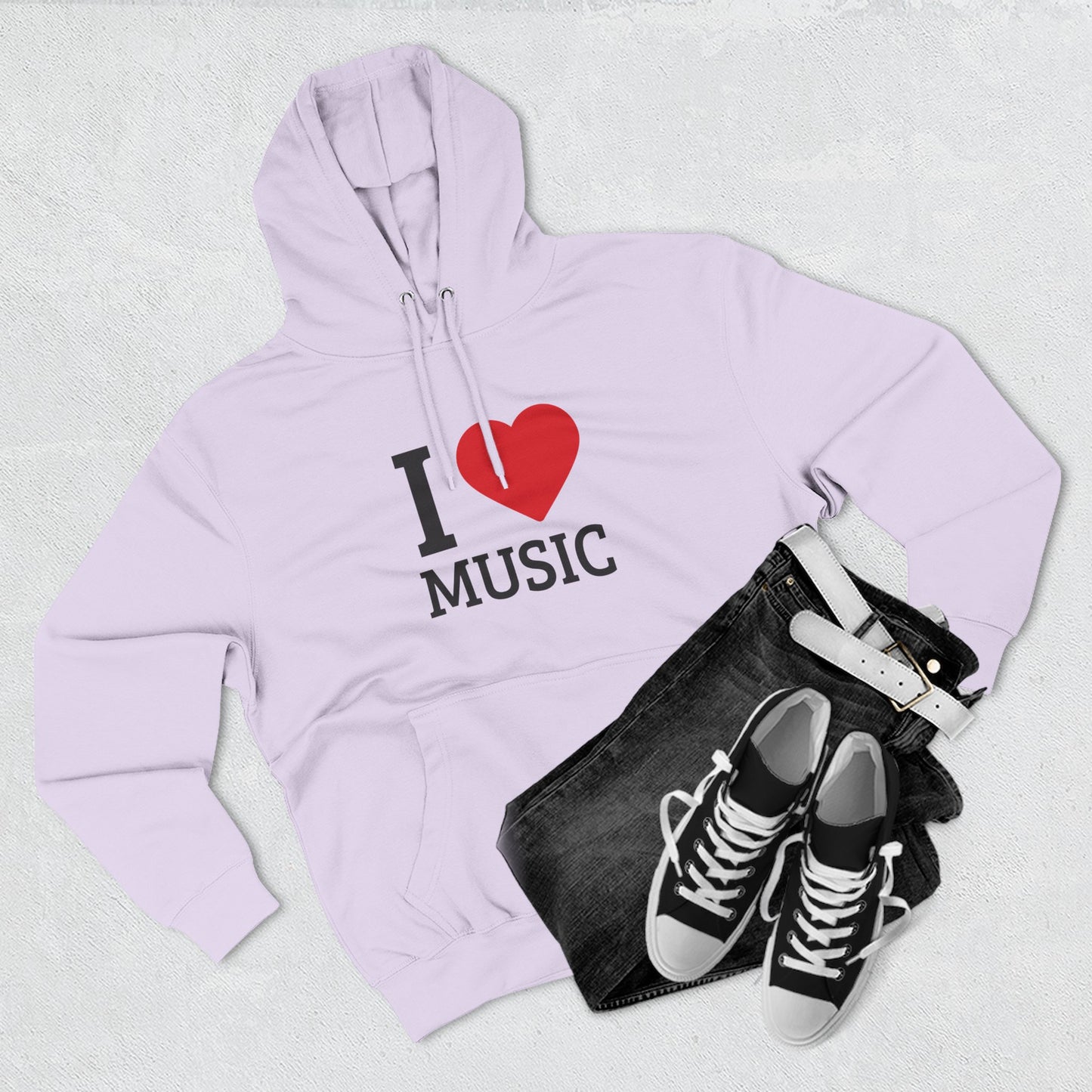 I Heart Music Hoddie